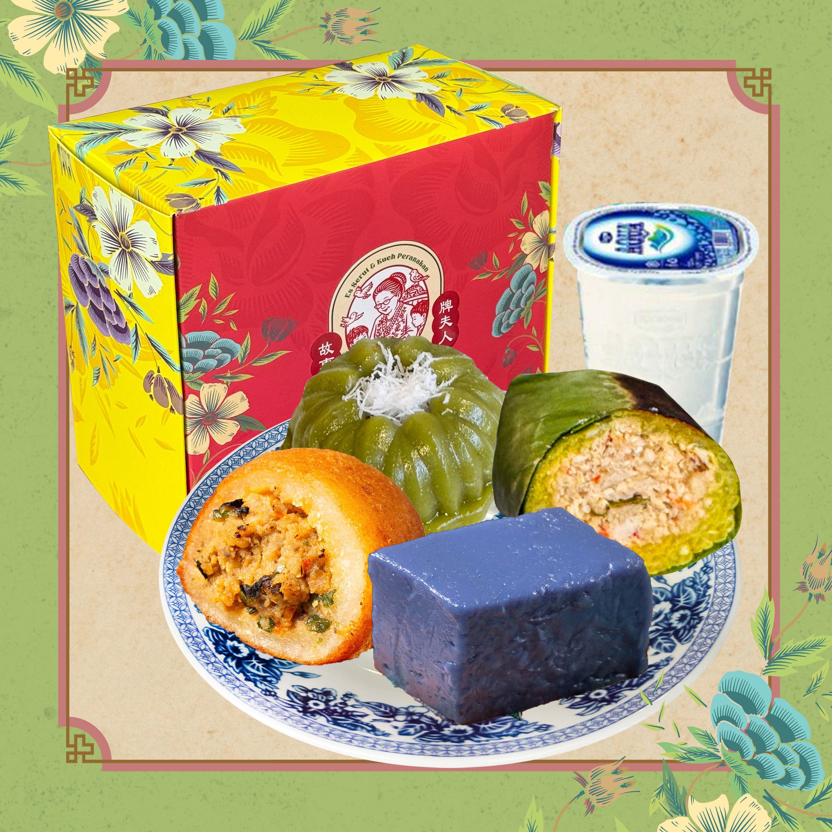 Paket Favorit Nyonya isi 4 kueh