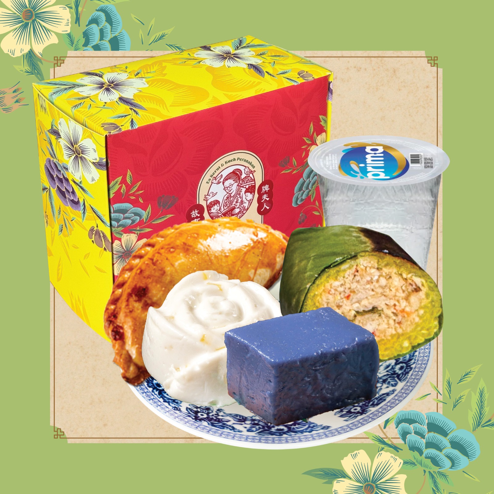 Paket Favorit Nyonya isi 4 kueh