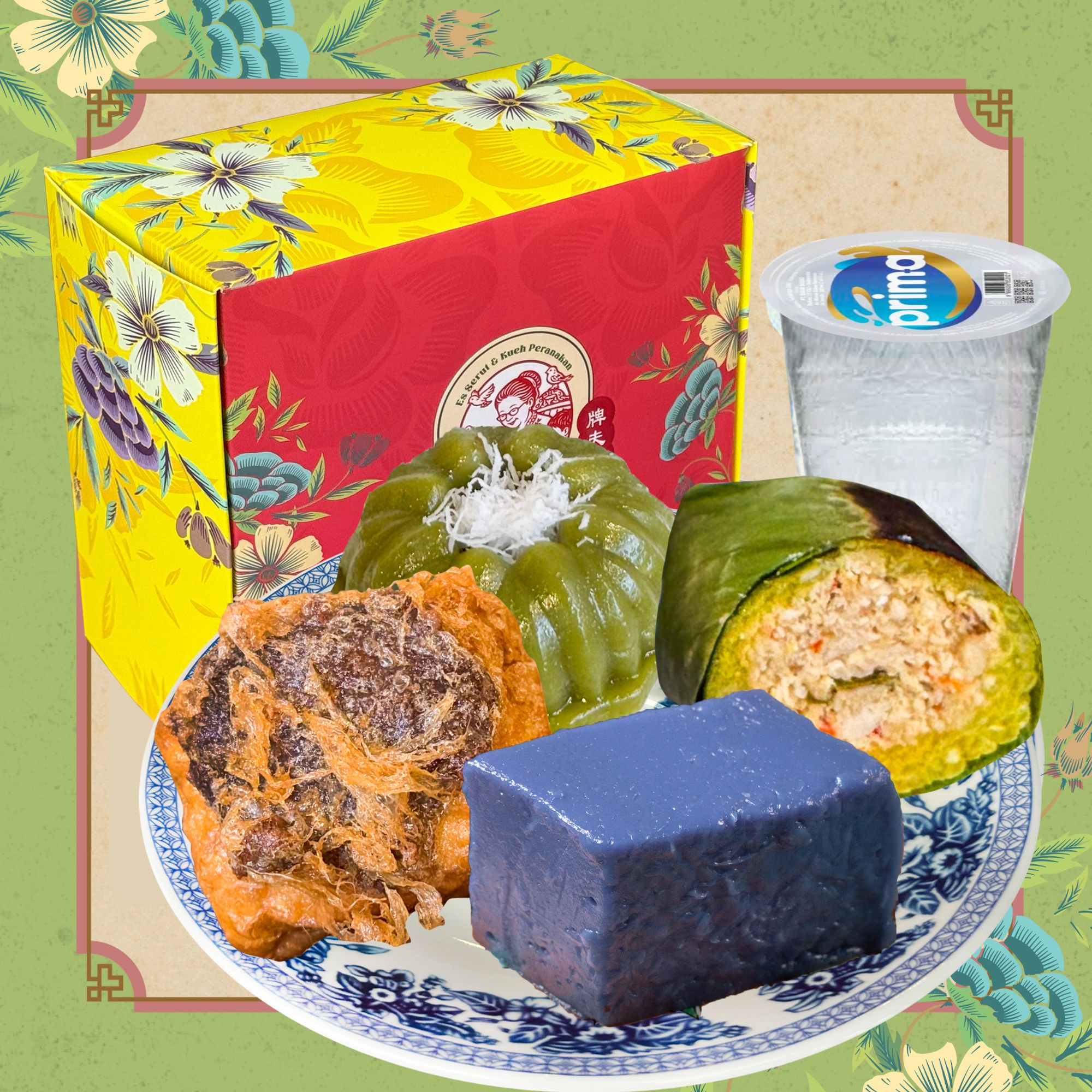 Paket Favorit Nyonya isi 4 kueh