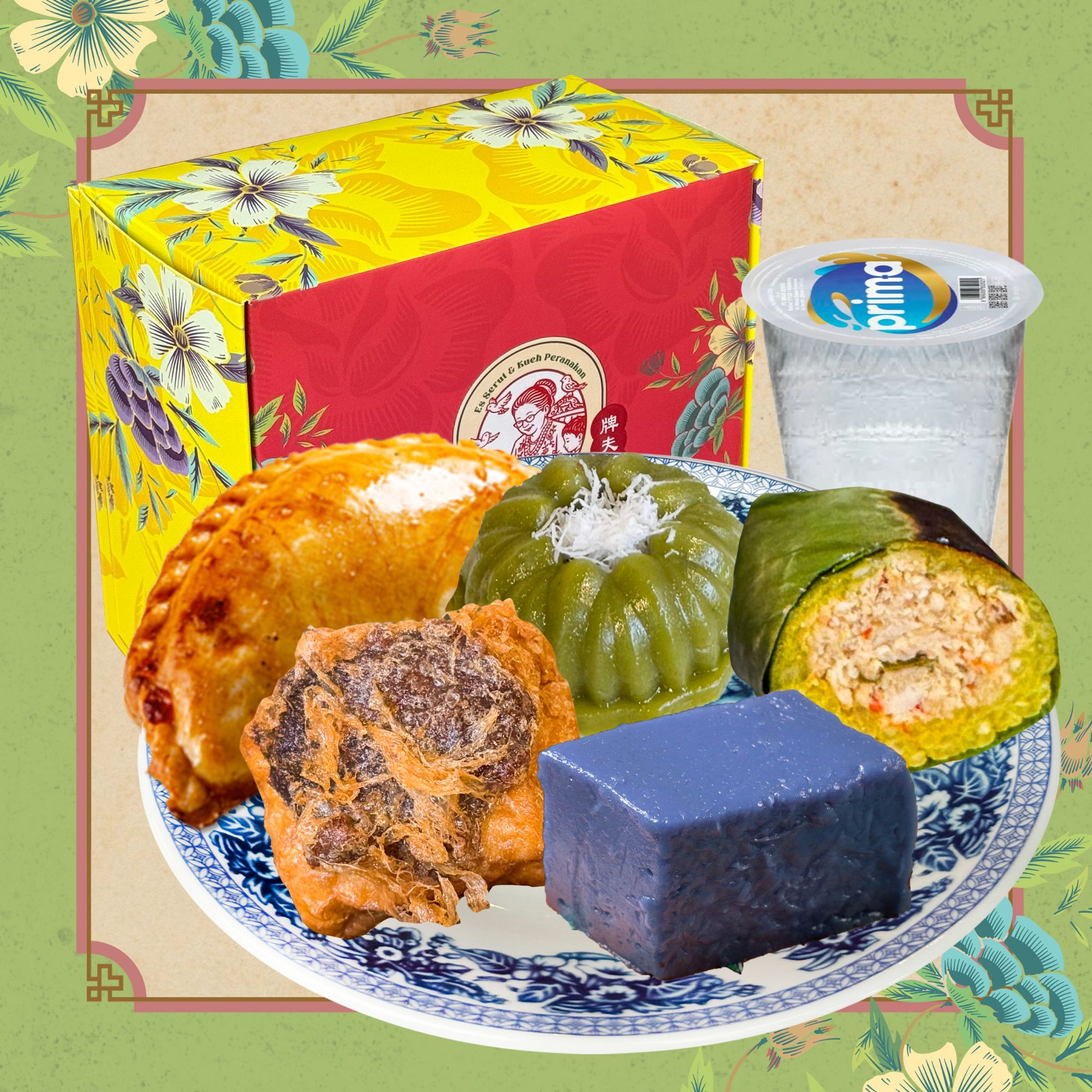 Paket Jamuan Tuan dan Nyonya isi 5 kueh